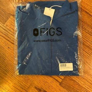 Rafaella Royal Blue Scrub Top